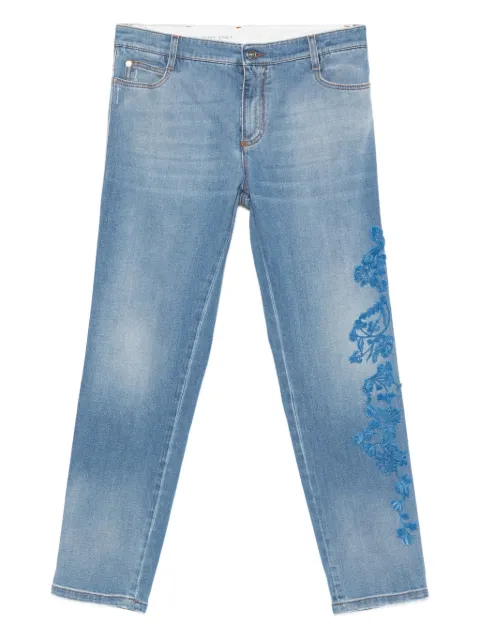 Ermanno Scervino jeans con bordado floral