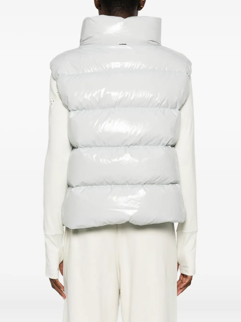 Herno Gewatteerde bodywarmer met hoge hals Blauw