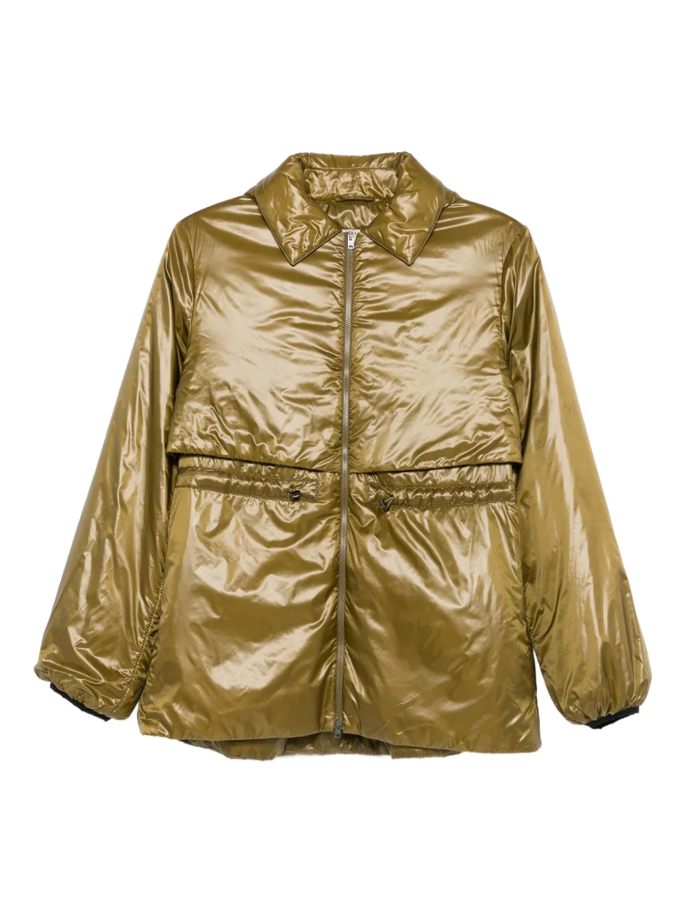 Herno Parka met trekkoord taille Groen