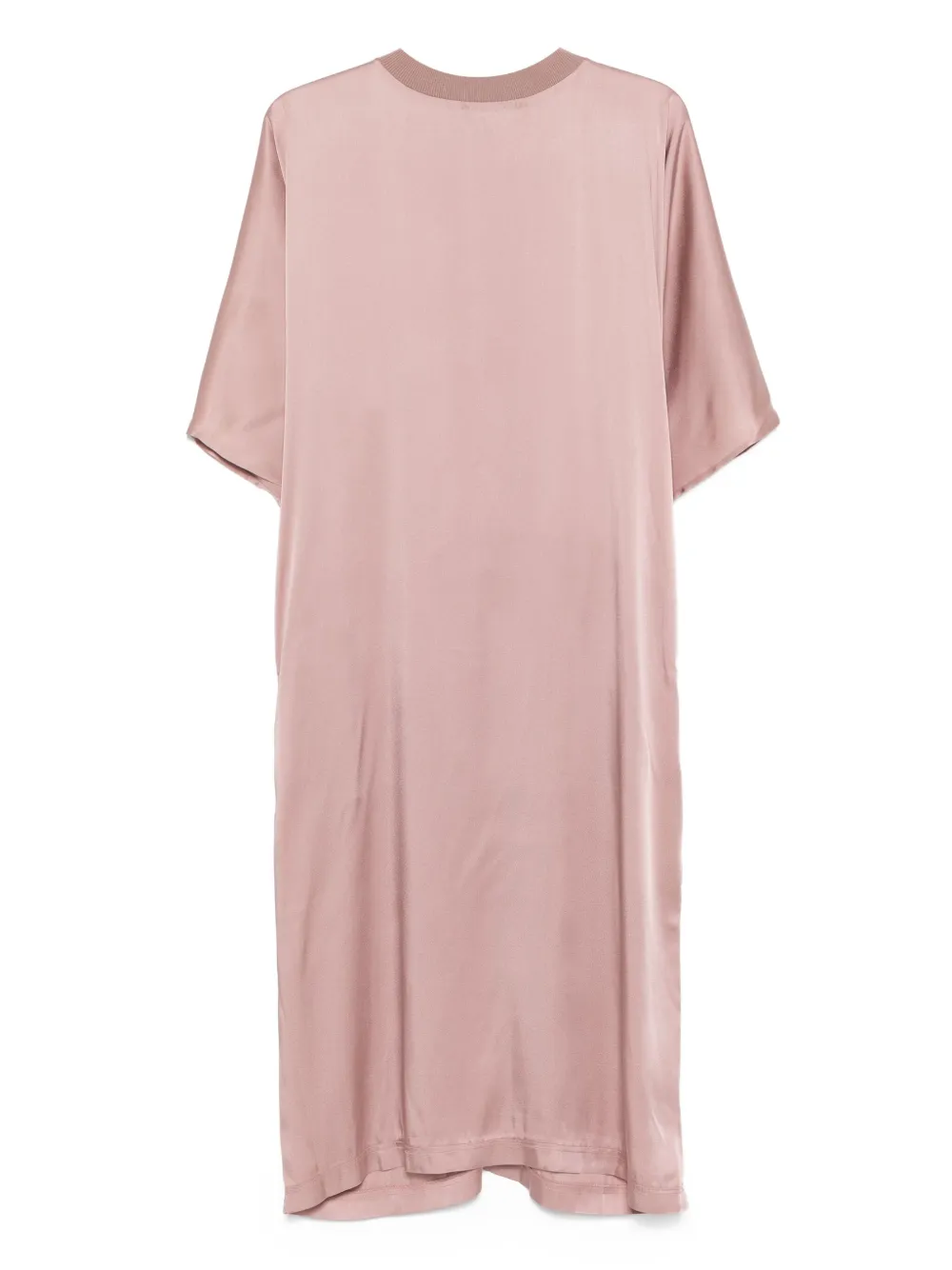 Fabiana Filippi Short-sleeve Midi Dress In Pink