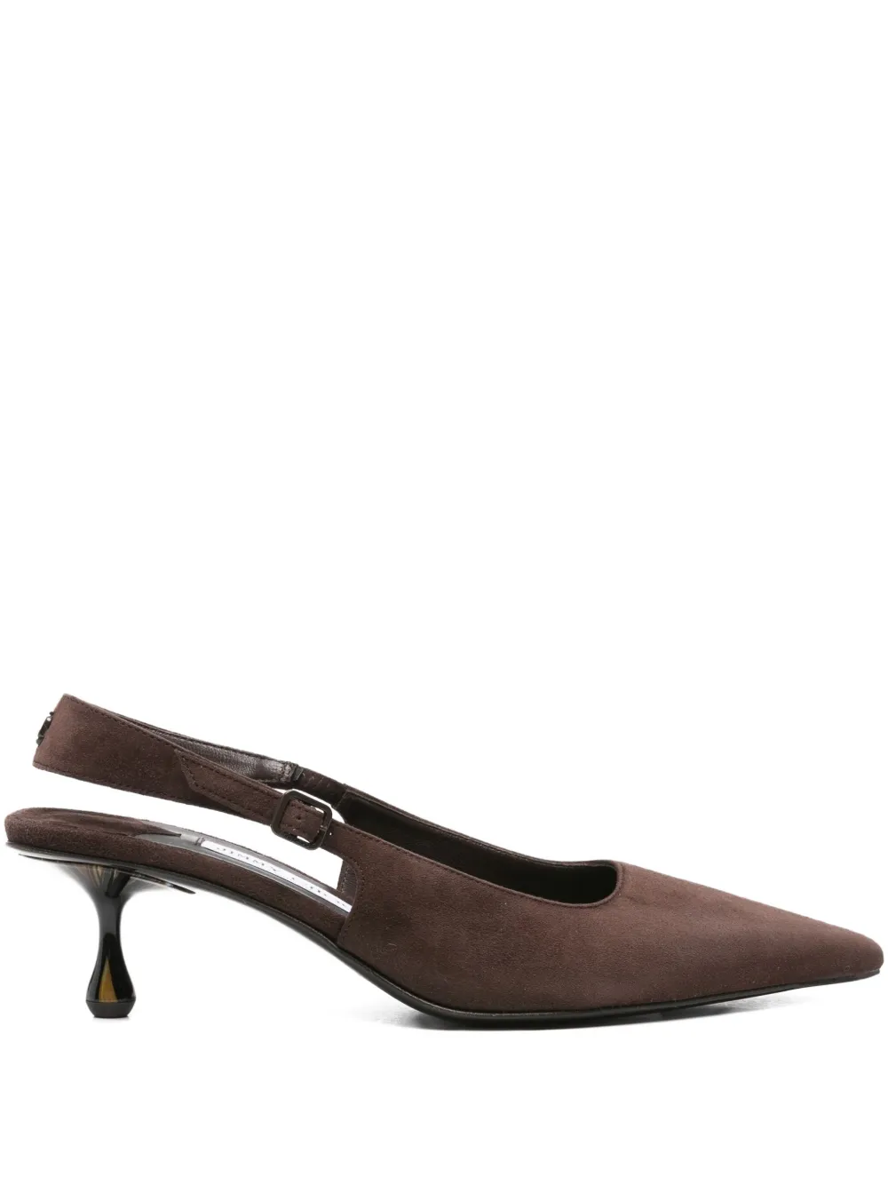 Jimmy Choo 50mm Amel slingback pointed-toe pumps Brown