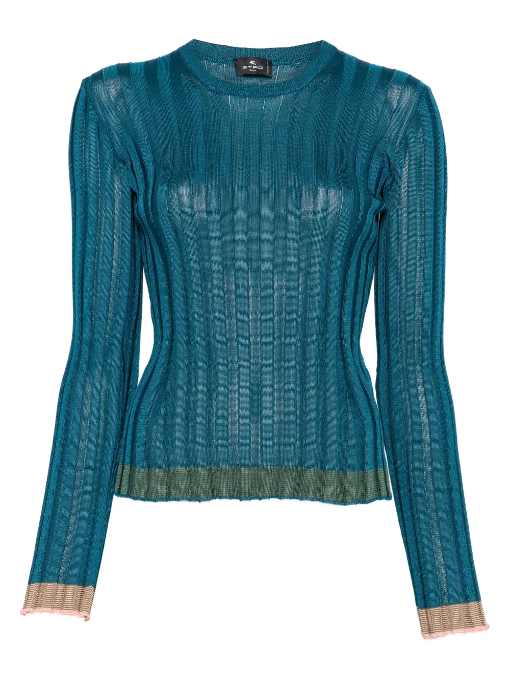 ETRO Ribgebreide trui Blauw