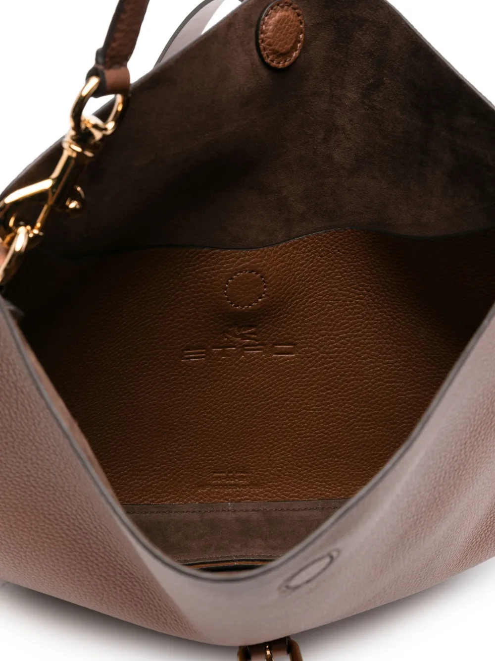 ETRO medium leather shoulder bag Bruin