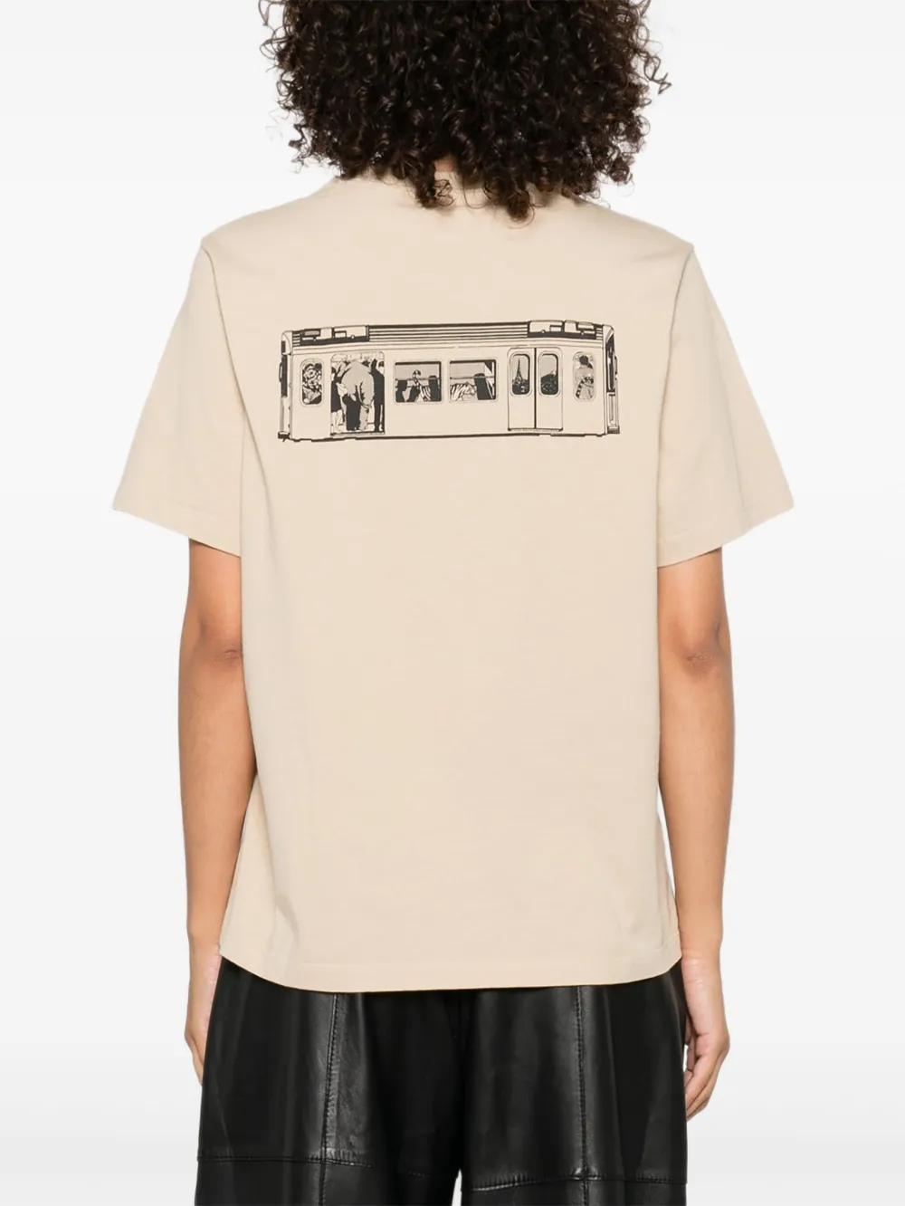 Kenzo logo-detail cotton top Beige