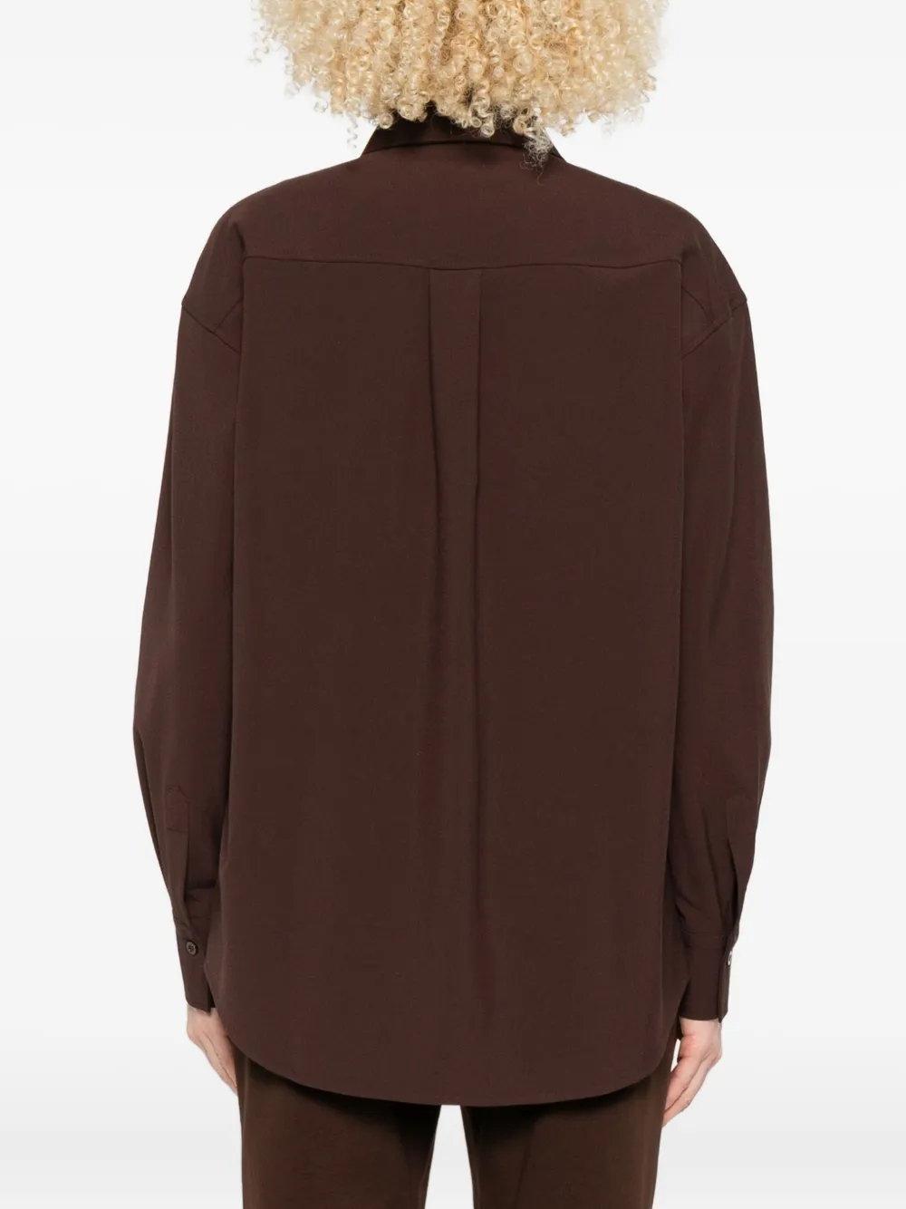 Fabiana Filippi button-fastening shirt Bruin