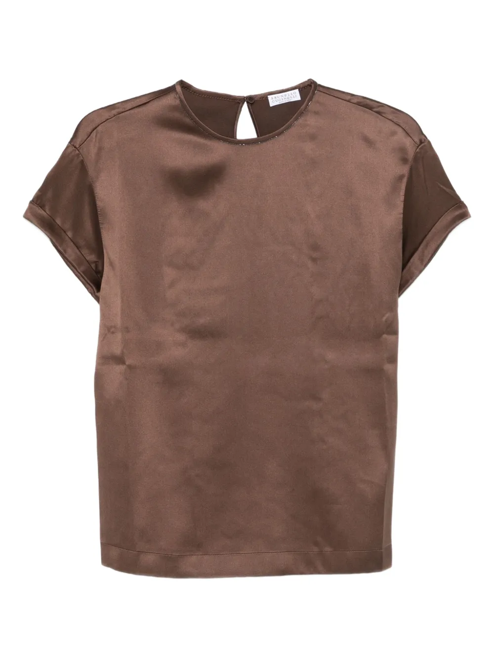 Brunello Cucinelli Crystal-embellishment Blouse