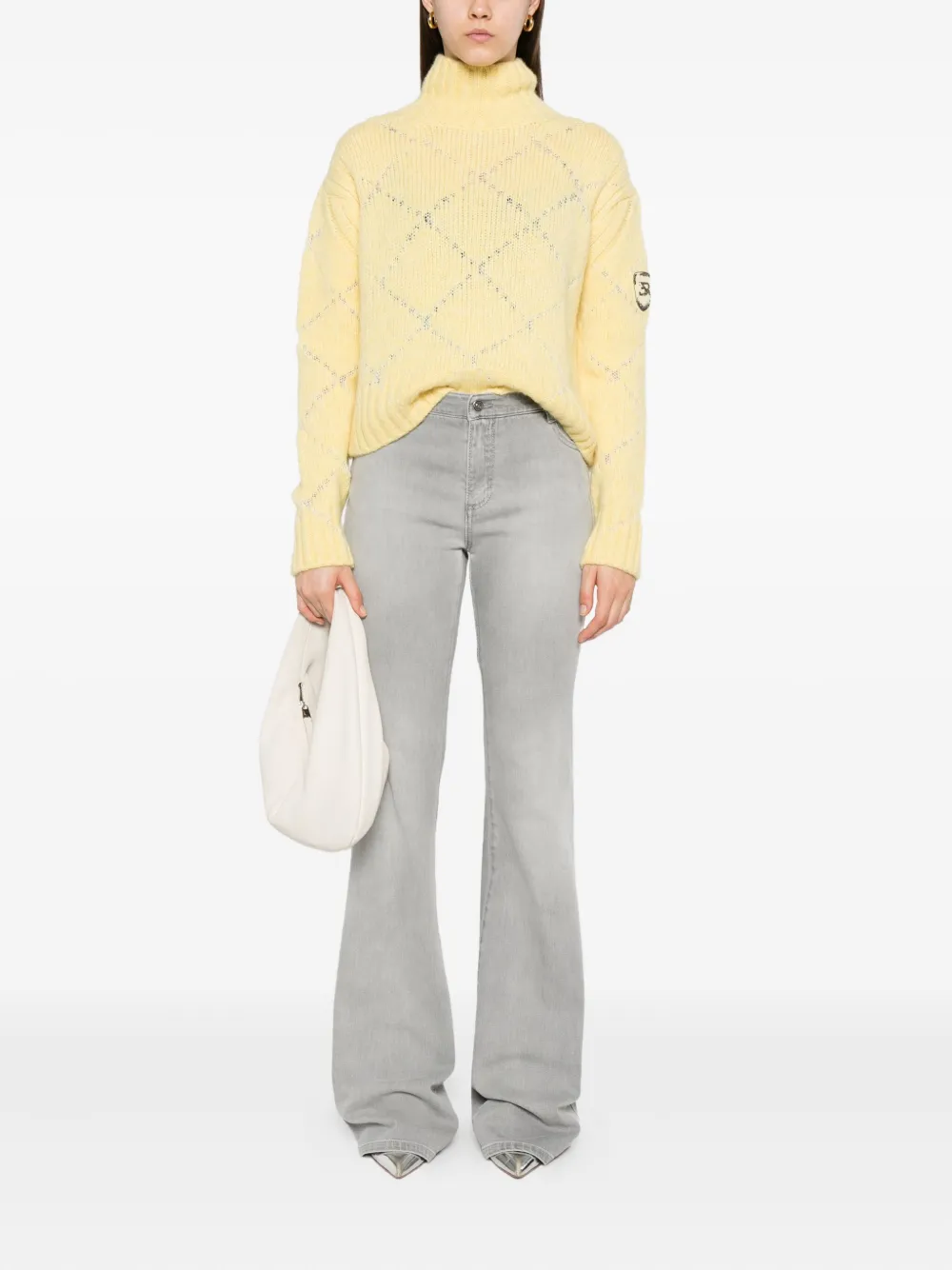 Ermanno Scervino Flared jeans Grijs