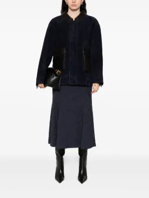 ランウェイ ETRO メタリックプリント スカート バーガンディ ETRO（エトロ）スカート - FARFETCH