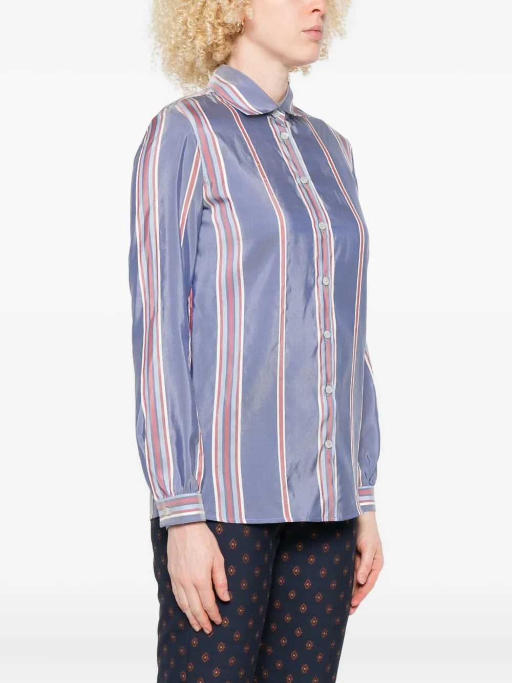 ETRO Gestreept blouse Paars