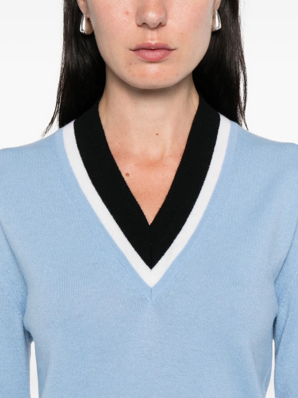 Marni Sweater met V-hals Blauw