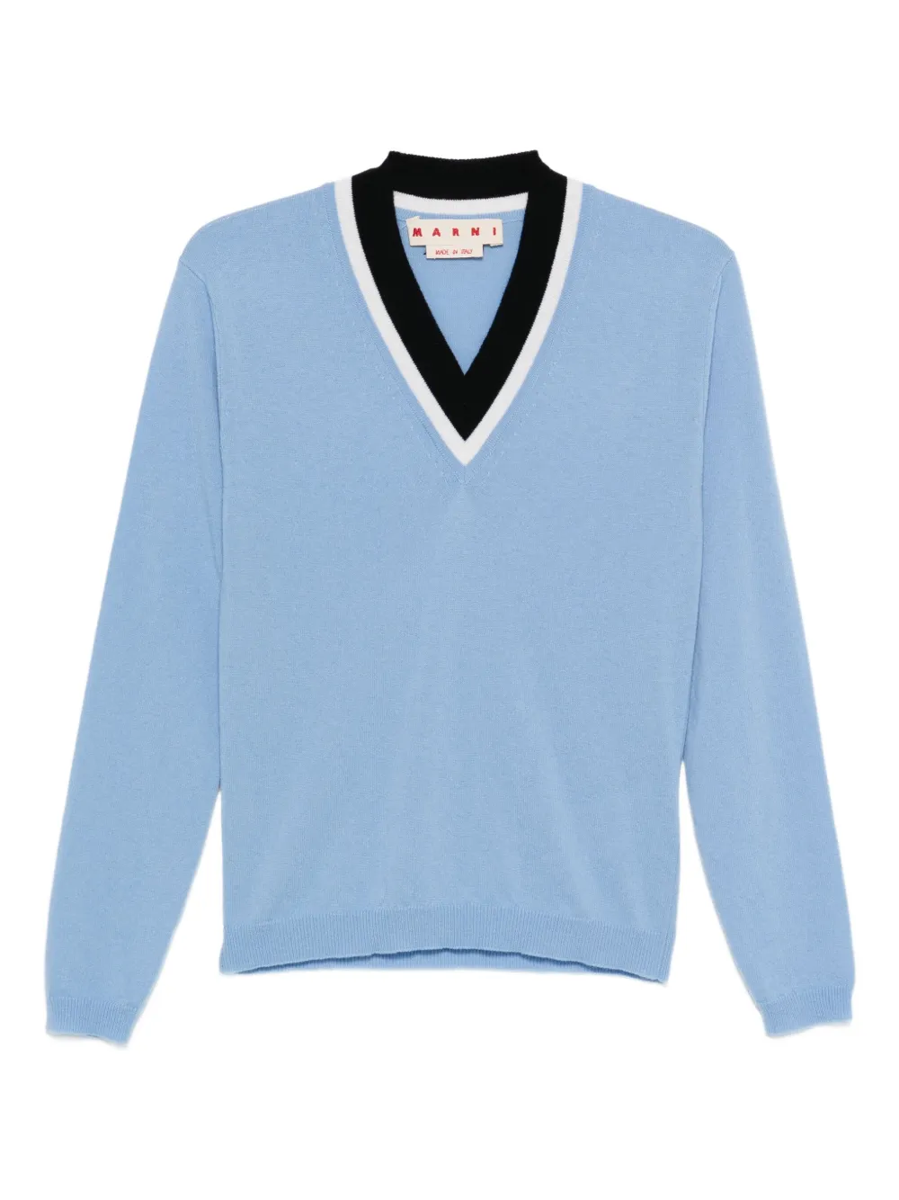 Marni Sweater met V-hals Blauw