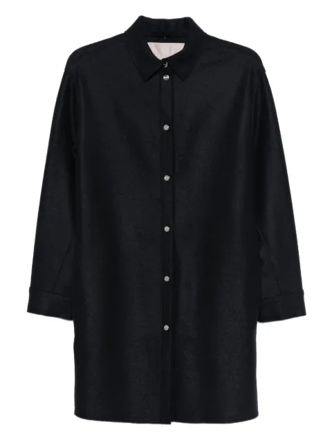 Herno button-front wool shirt