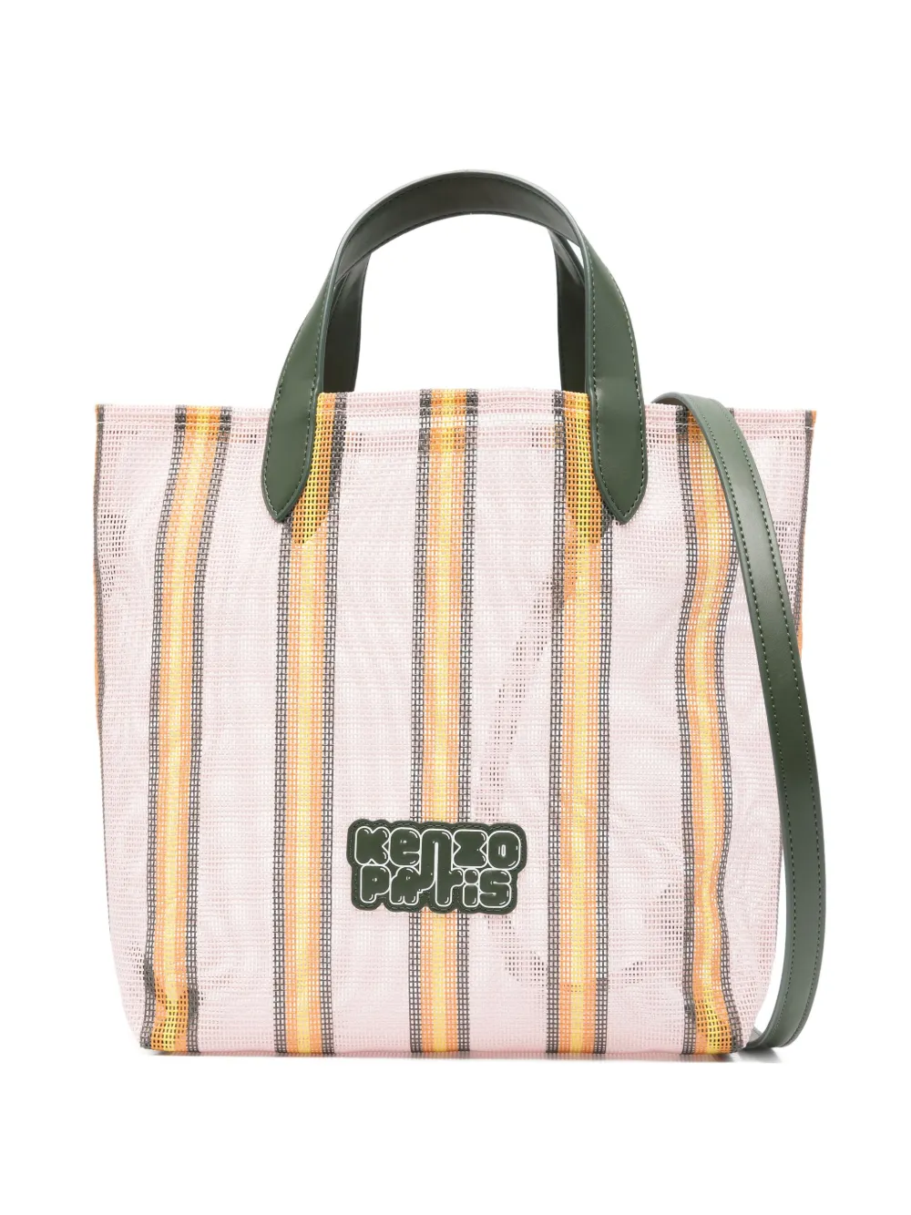 Kenzo Small Coast Lines Tote Bag In Pink