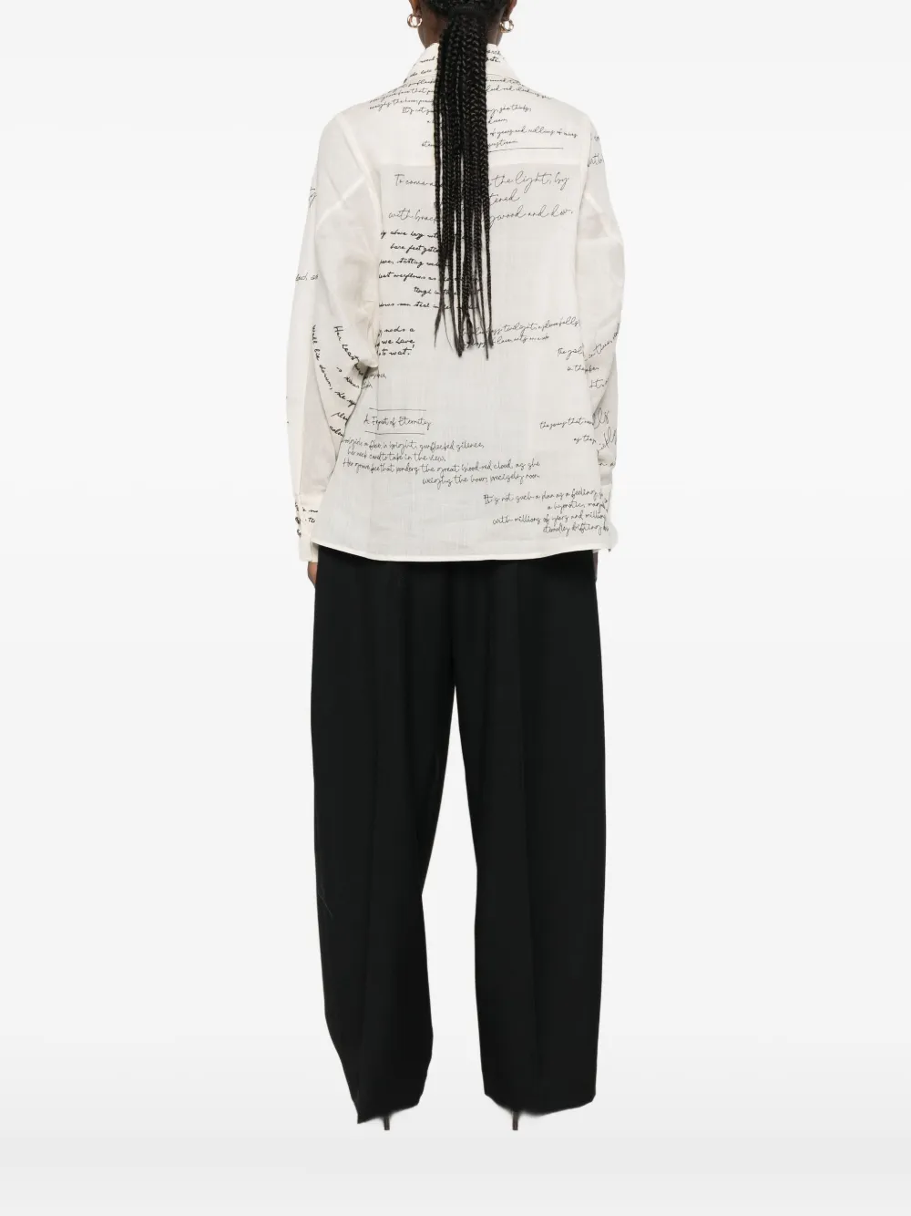 Zimmermann All-over-print Shirt In Neutral