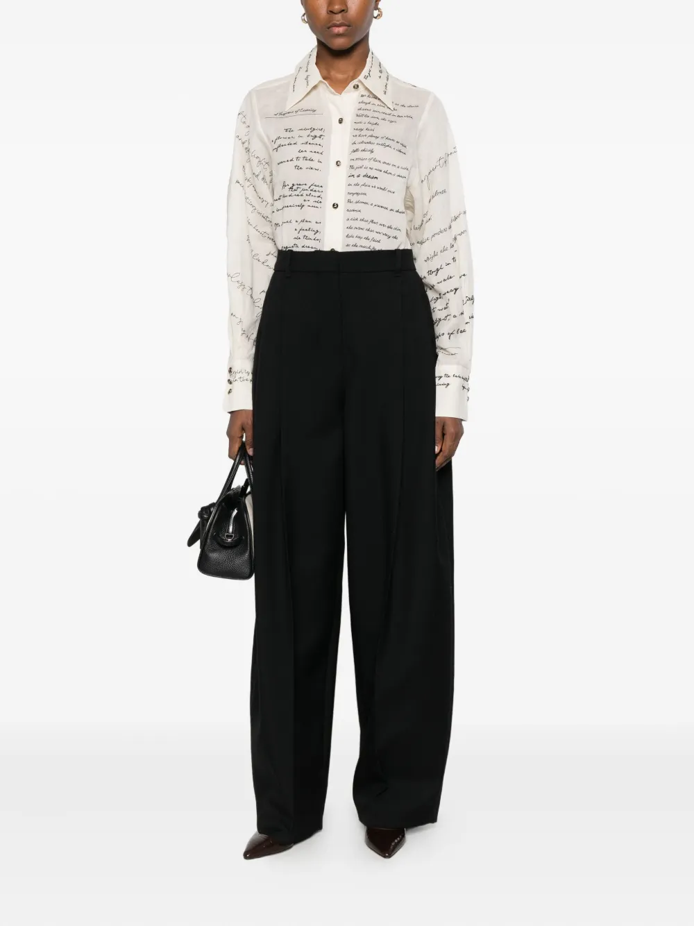 ZIMMERMANN all-over-print shirt - Beige