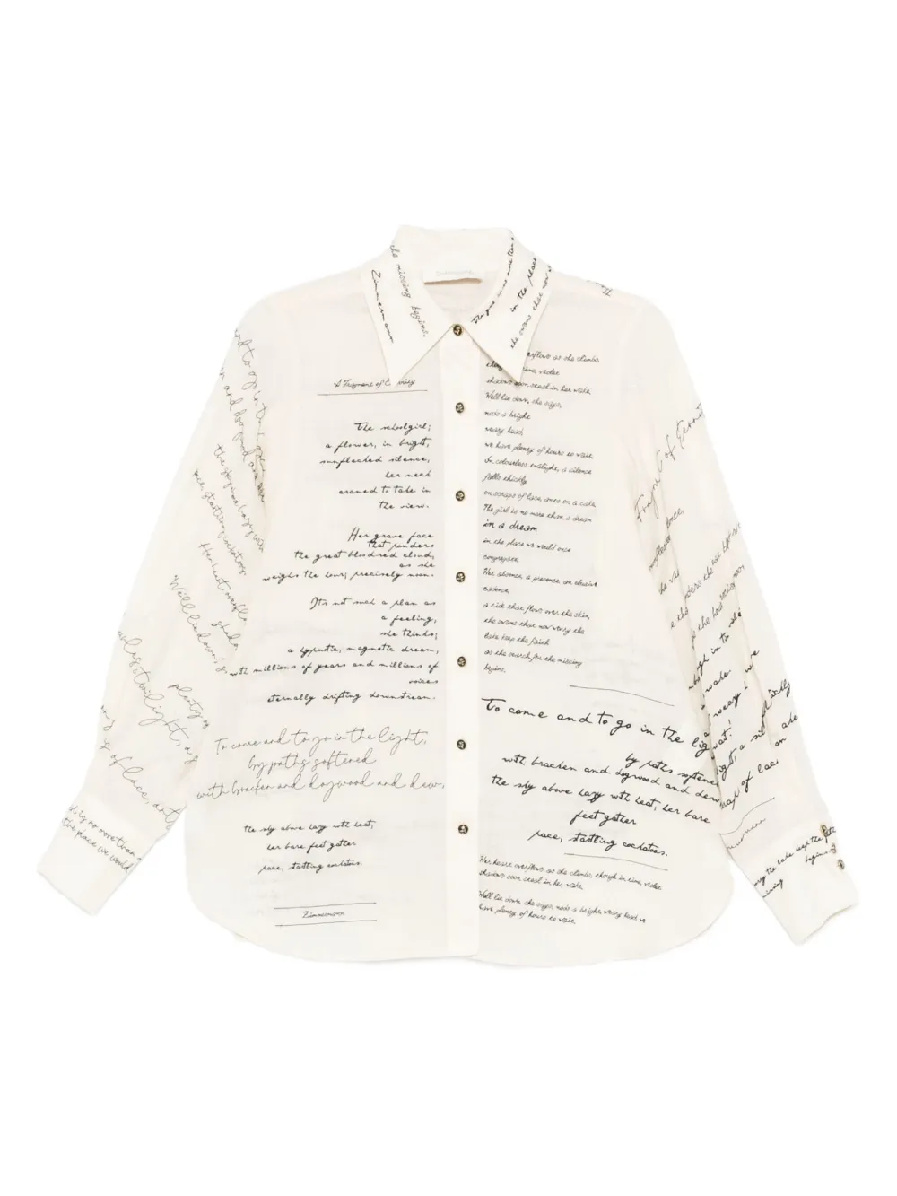 ZIMMERMANN camisa estampada | neutro | Image 1