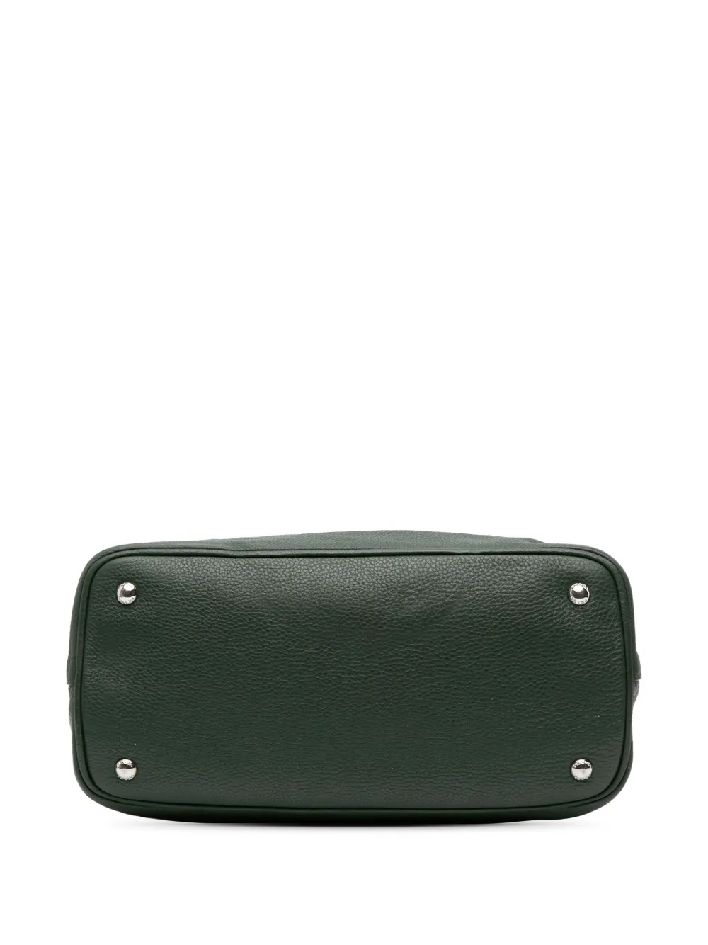 Pre-owned Prada 2000-2024 Vitello Daino Open Convertible Tote Satchel