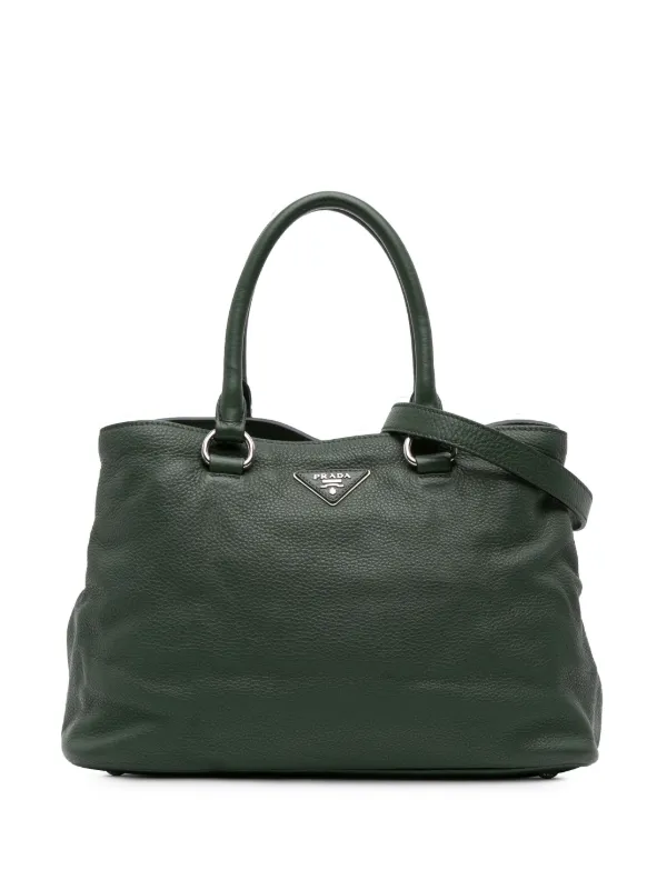 PRADA ヴィッテロダイノ トートバッグ、ハンドバッグ グレー Prada Pre