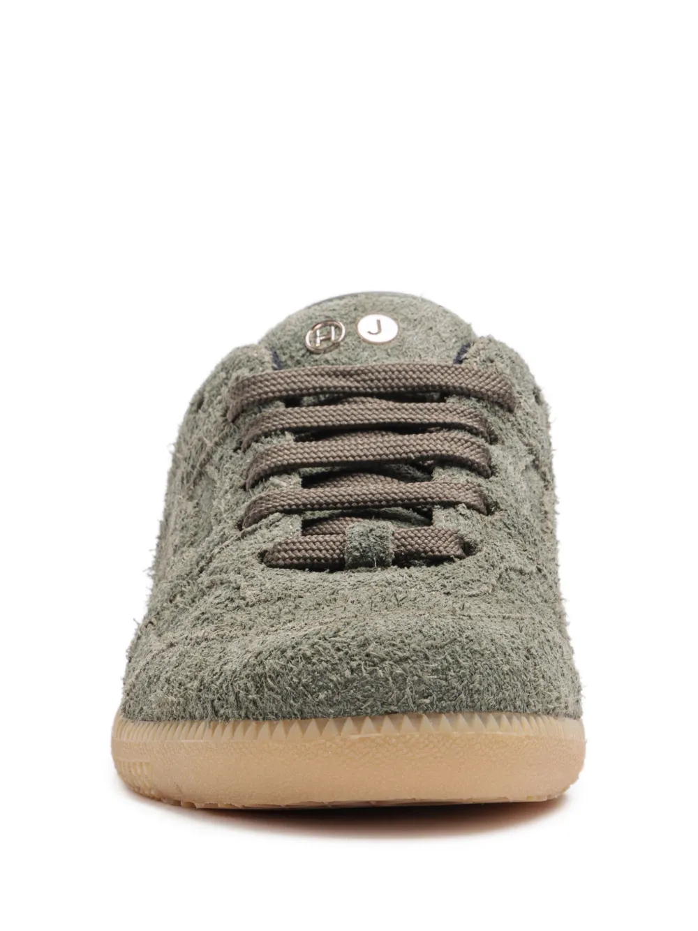 Hide & Jack Suede Sneakers In Green