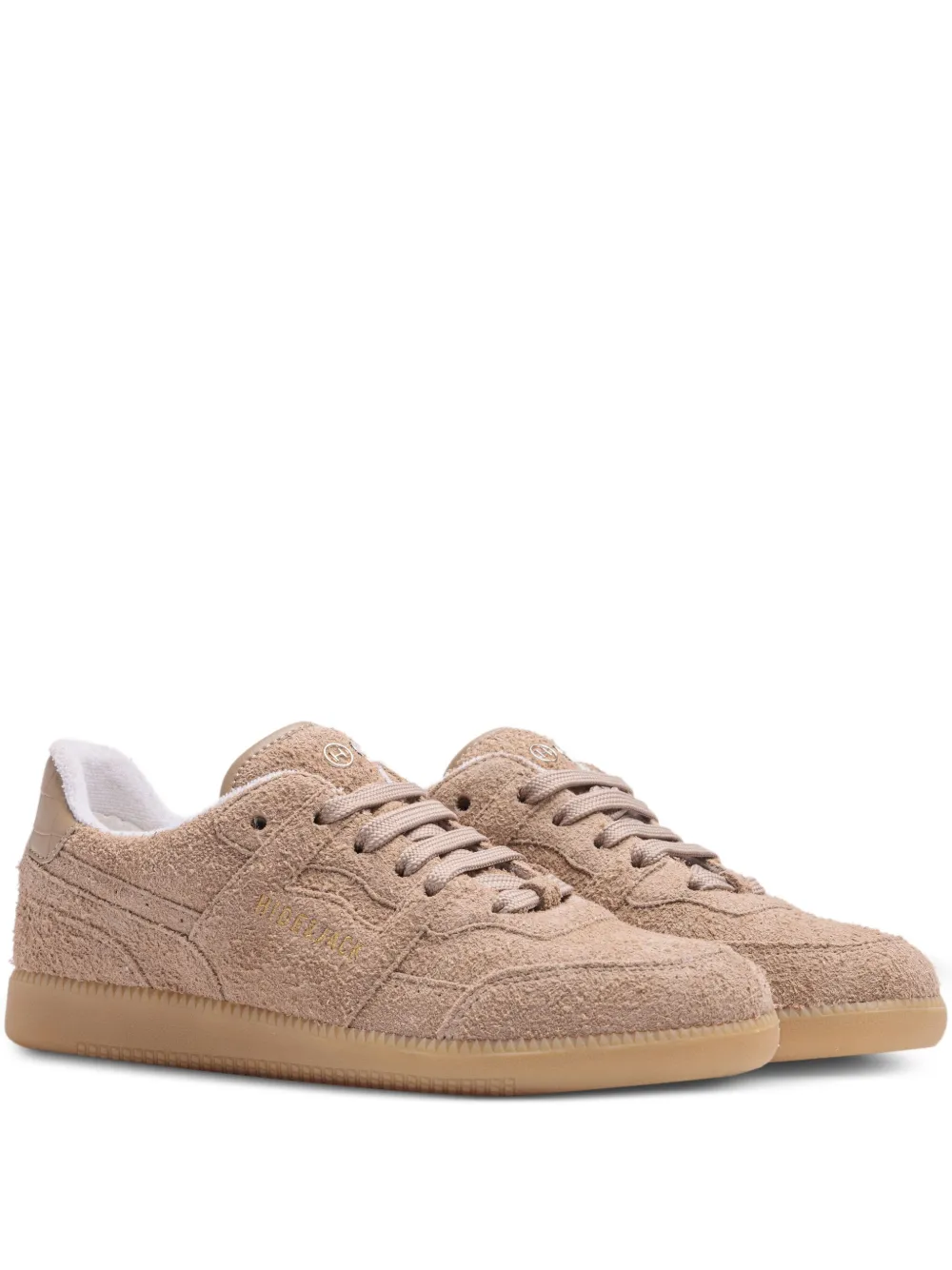 Hide&Jack suede logo-print sneakers Neutrals
