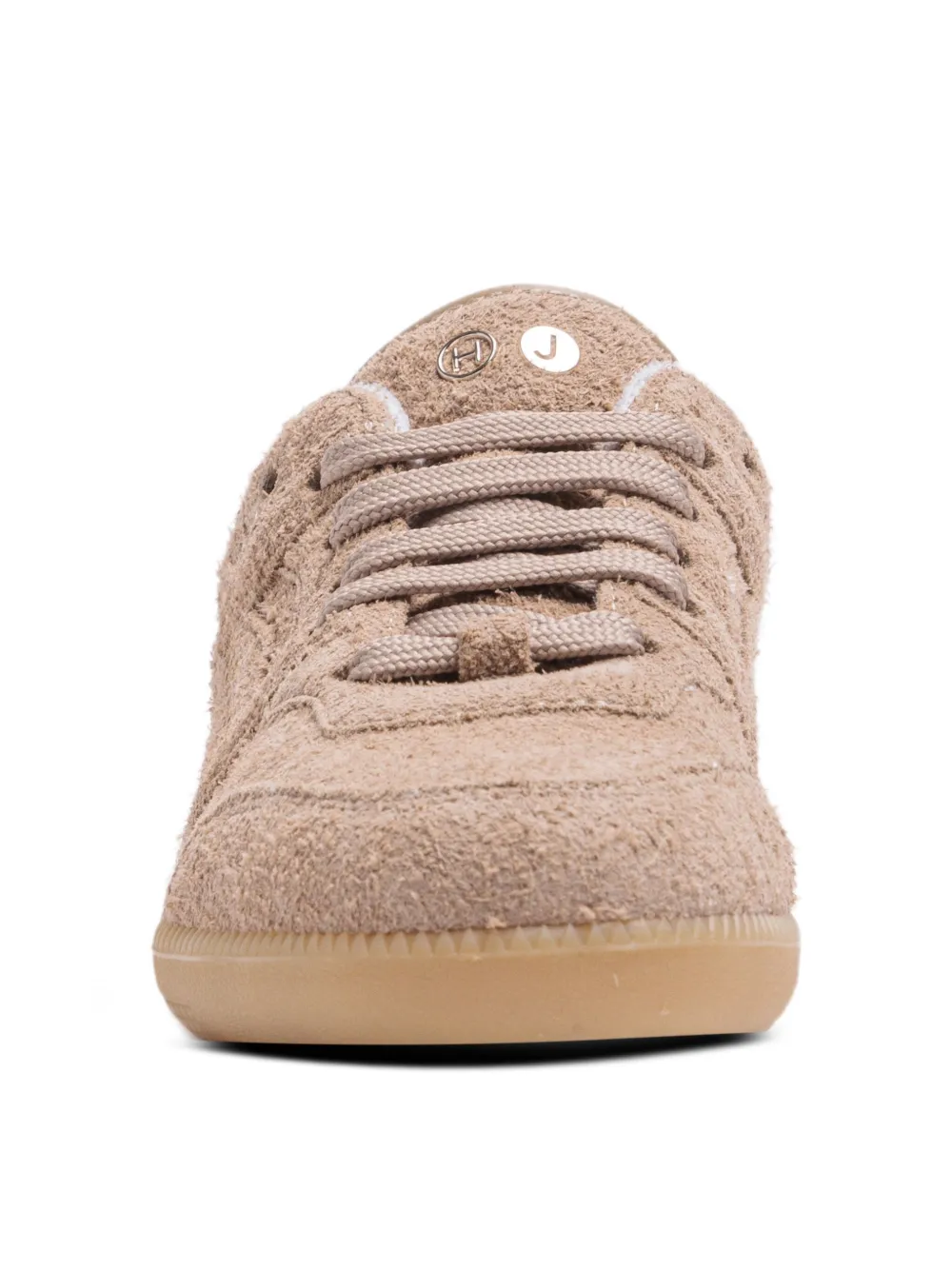 Hide&Jack suede logo-print sneakers Neutrals