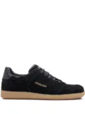 Hide&Jack logo-print suede sneakers - Black