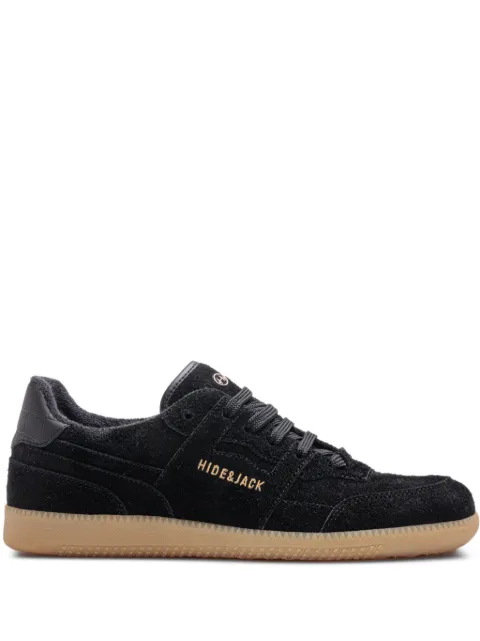 Hide&Jack logo-print suede sneakers