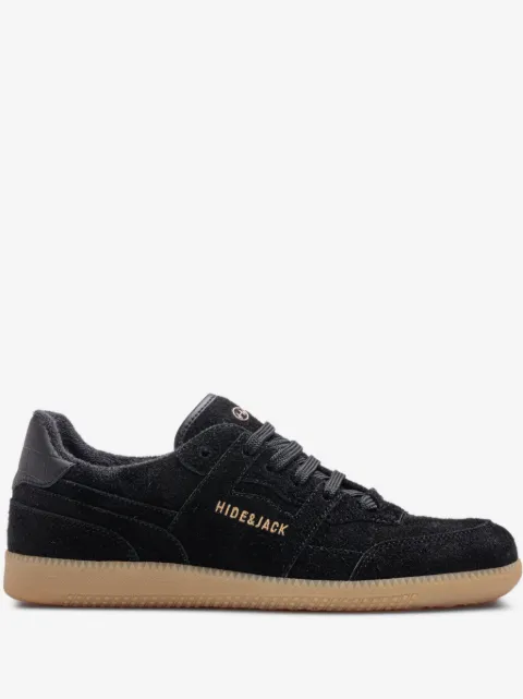 Hide&Jack logo-print suede sneakers