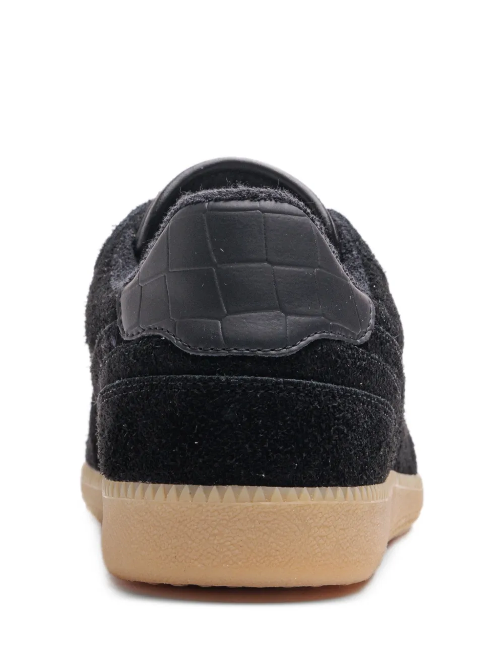 Hide&Jack logo-print suede sneakers Black