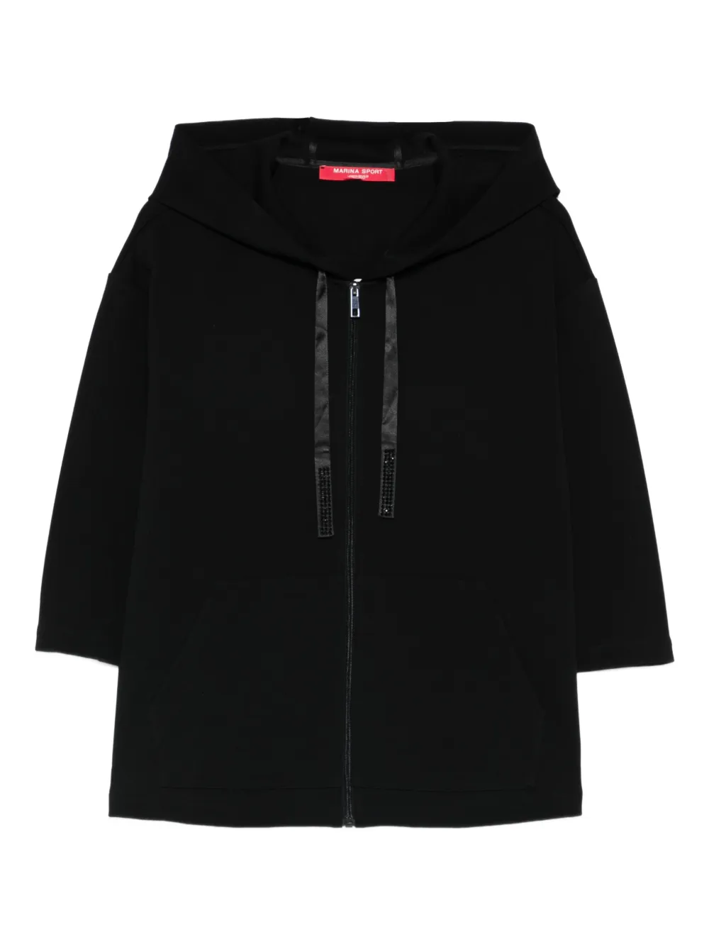 Marina Rinaldi Landa hooded zip sweatshirt - Schwarz