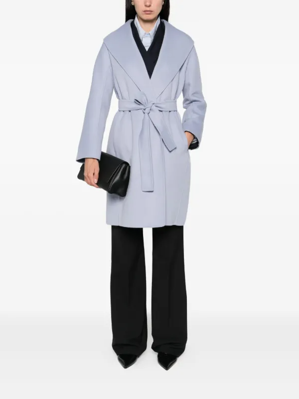 【送料 関税込】’S Max Mara Malika wrap coat Malika wool wrap coat in neutrals - S Max Mara | Mytheresa
