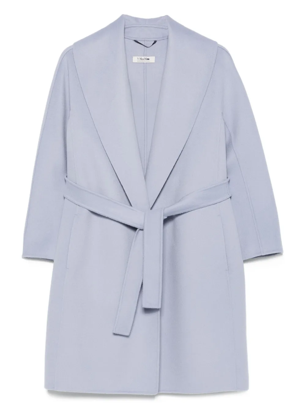 'S Max Mara belted wrap coat Blauw