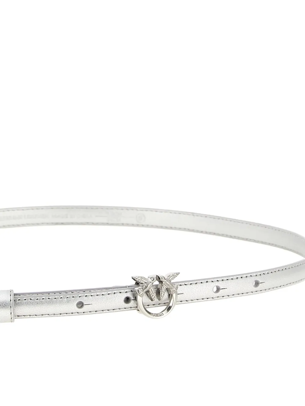 PINKO Riem met logoplakkaat Wit