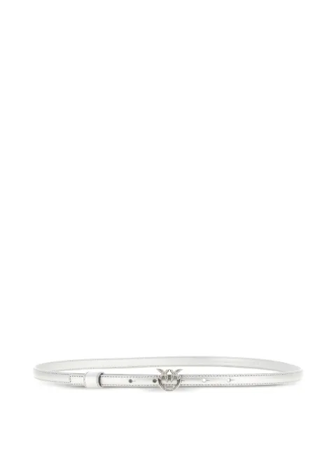 PINKO leather logo-plaque belt