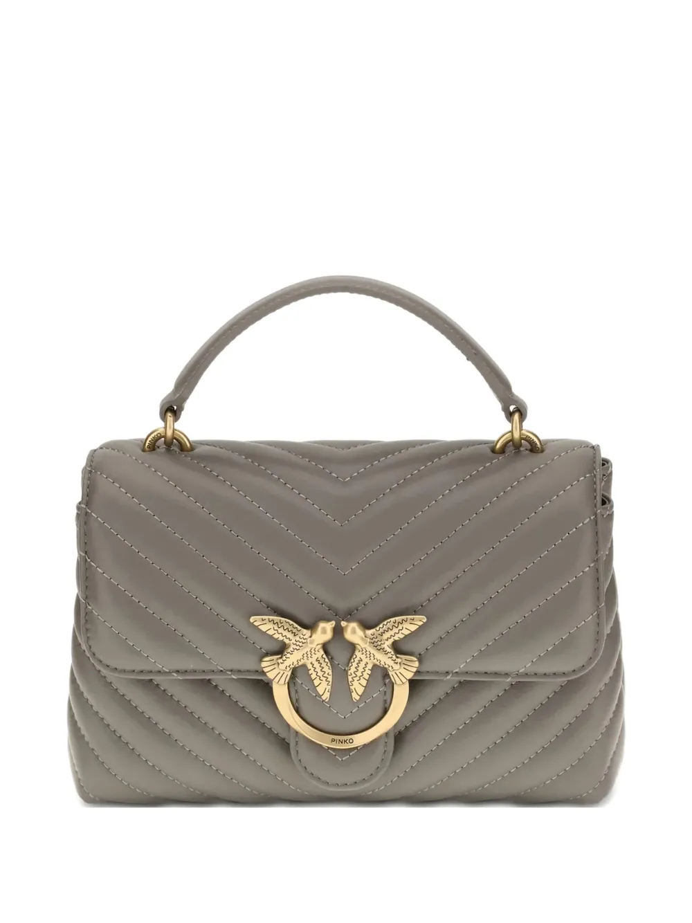 PINKO Classic Lady Love tote bag | Grey | Image 1