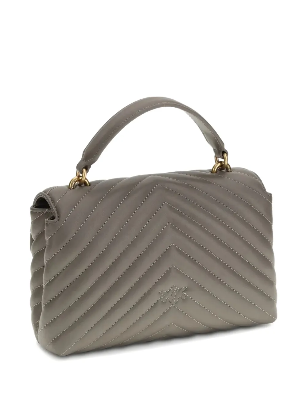 PINKO Classic Love shopper Grijs