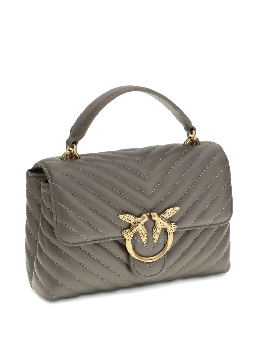PINKO Classic Lady Love tote bag - Grijs