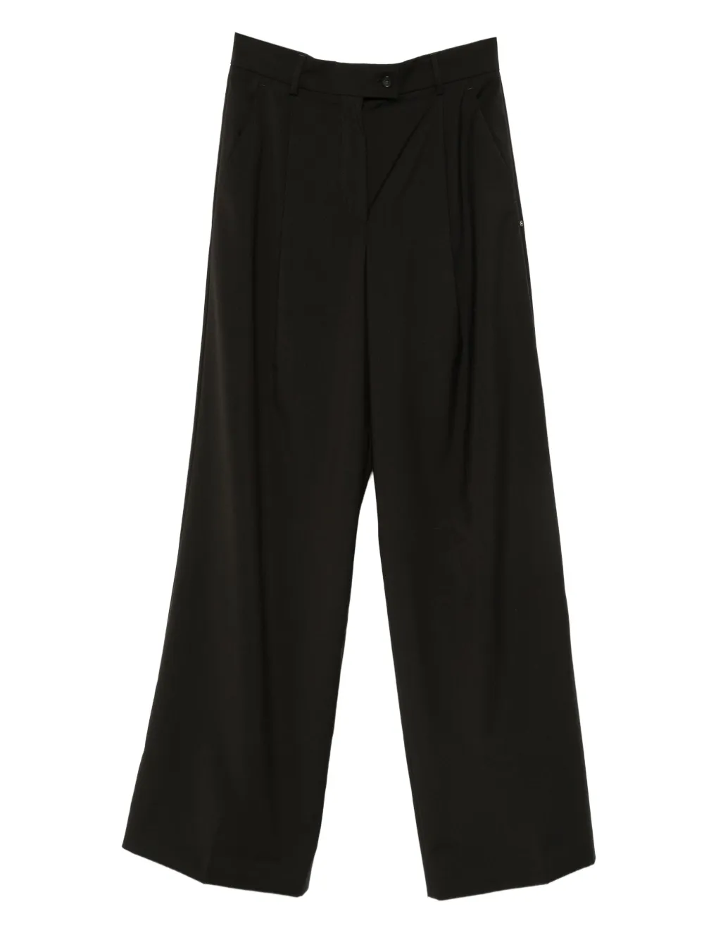 Sportmax pleated tailored trousers Zwart
