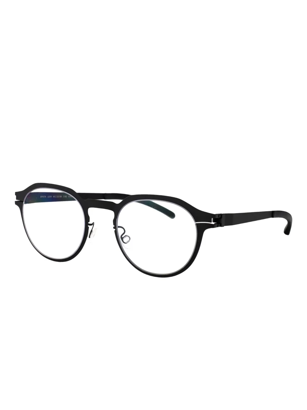 Mykita Bril met rond montuur Zwart