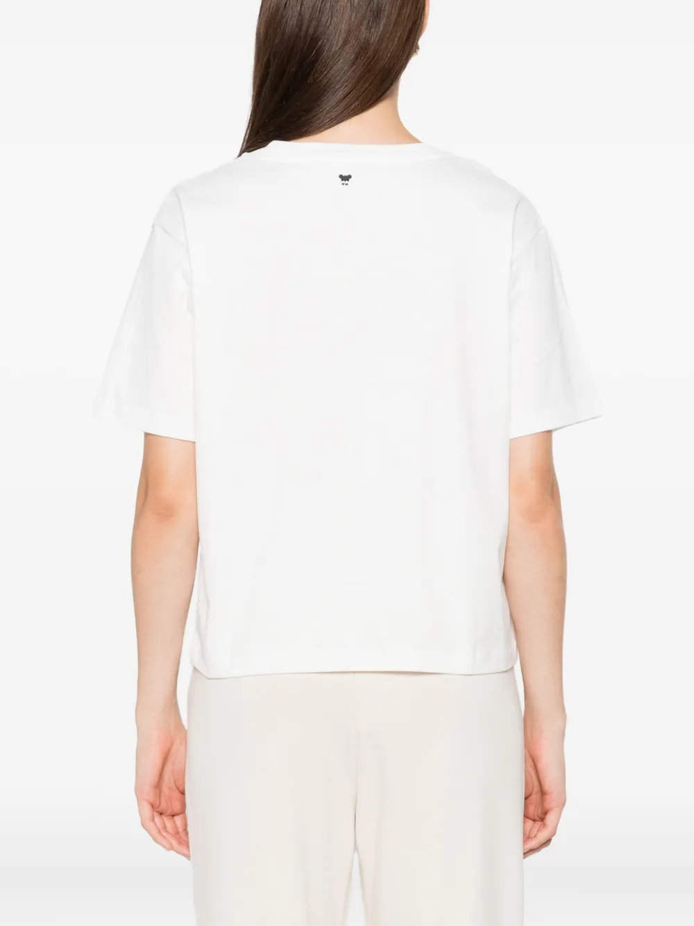 Weekend Max Mara T-shirt met borduurwerk Wit