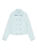 Ermanno Scervino double-breasted wool short coat - Blue