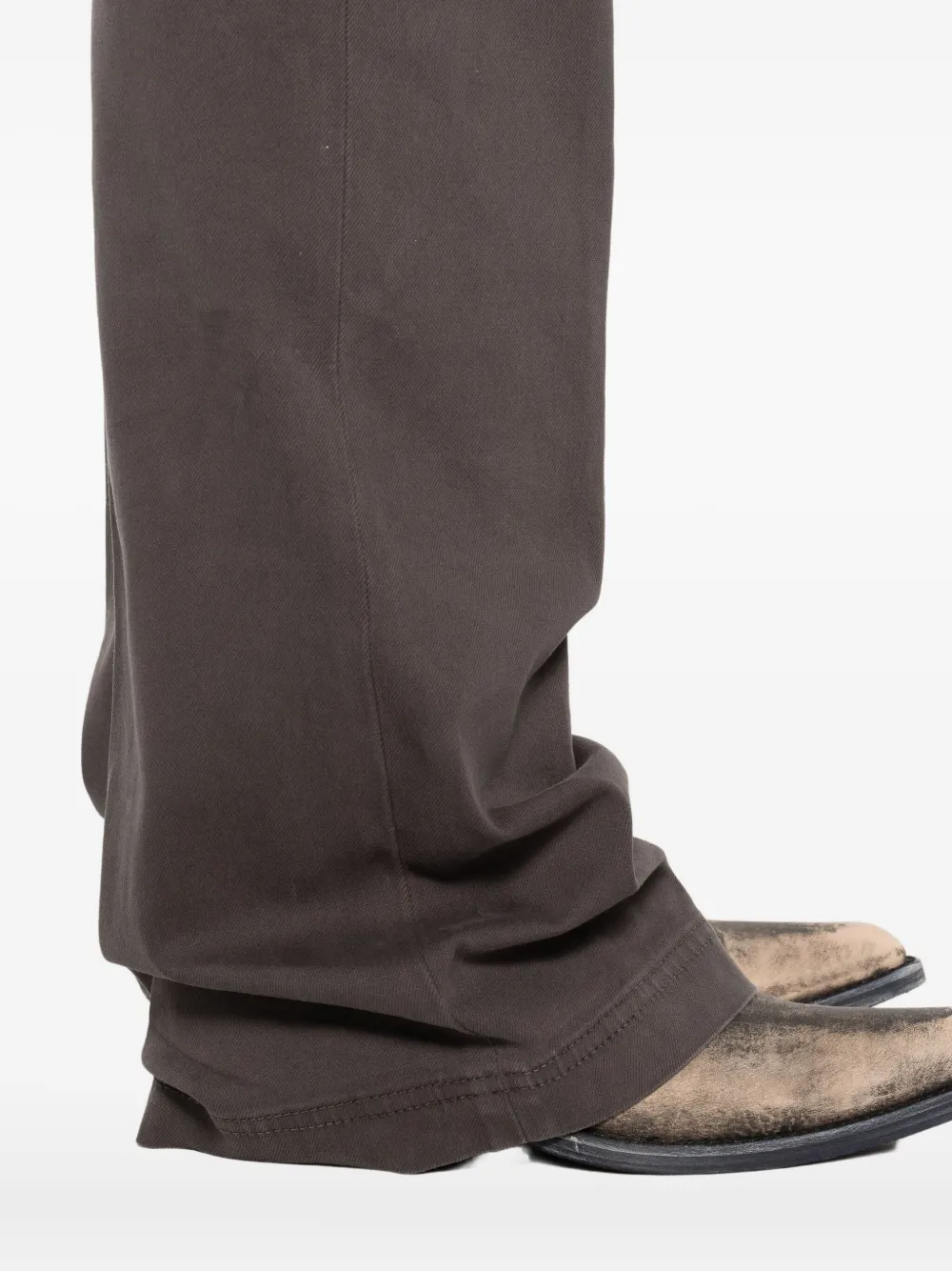 ETRO button-fly straight trousers Grijs