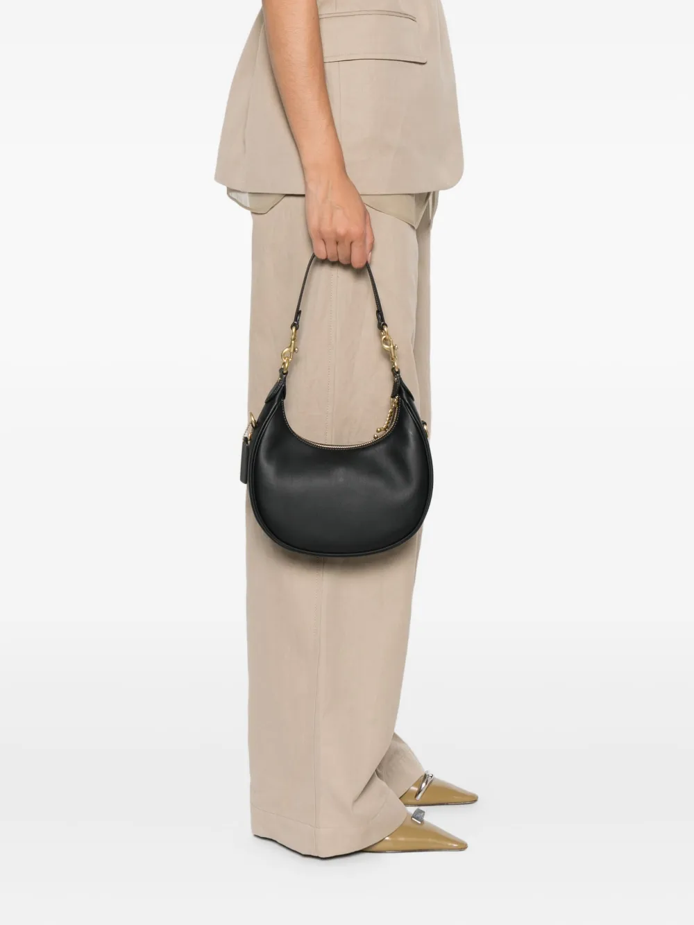 Coach Jonie 22 Crescent schoudertas Zwart