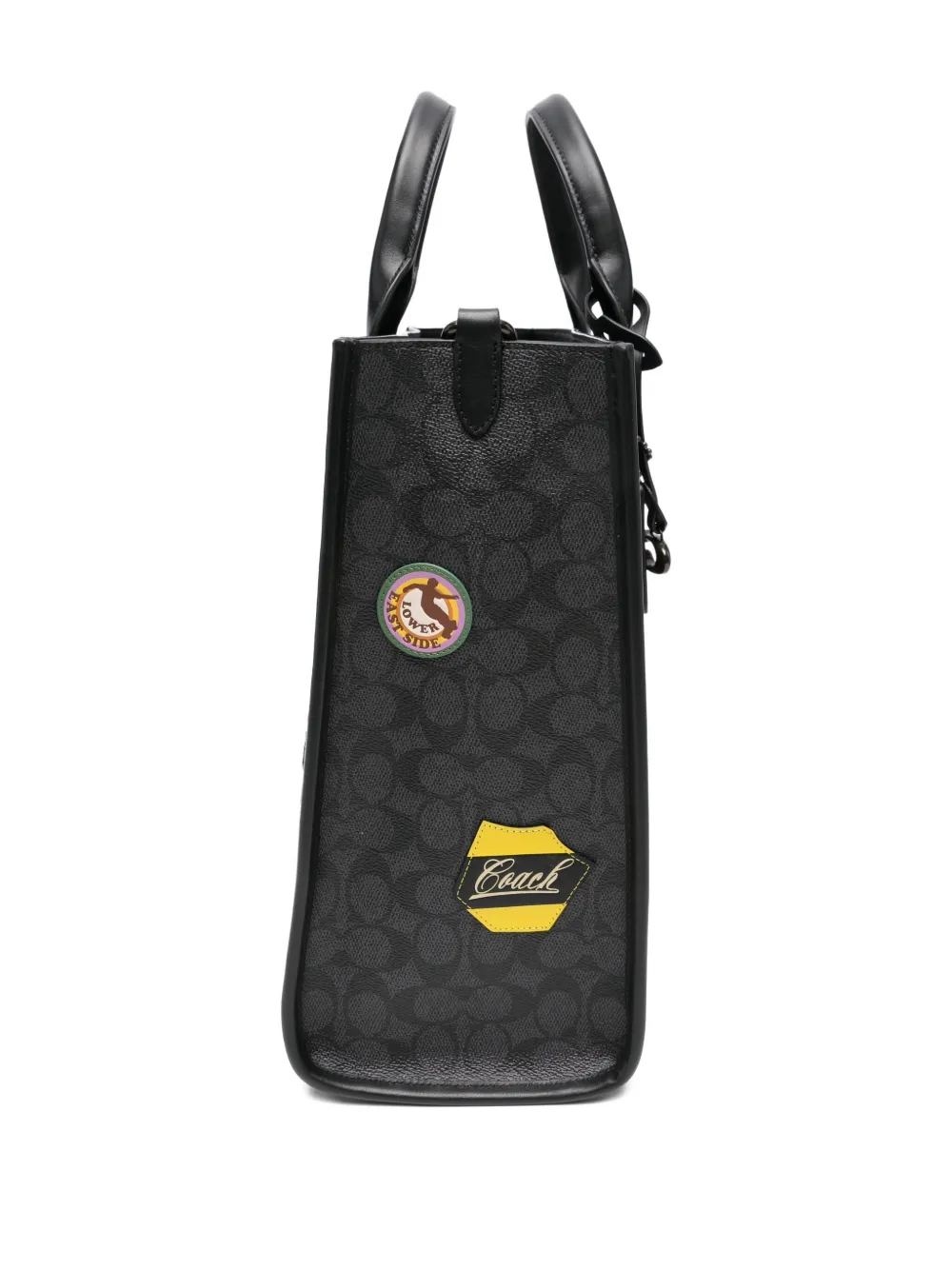 Coach Wesley shopper verfraaid met patch Zwart