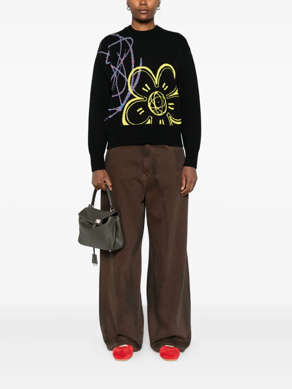 Kenzo x Futura 2000 flower-print sweater | Knitted Sweaters | Image 2