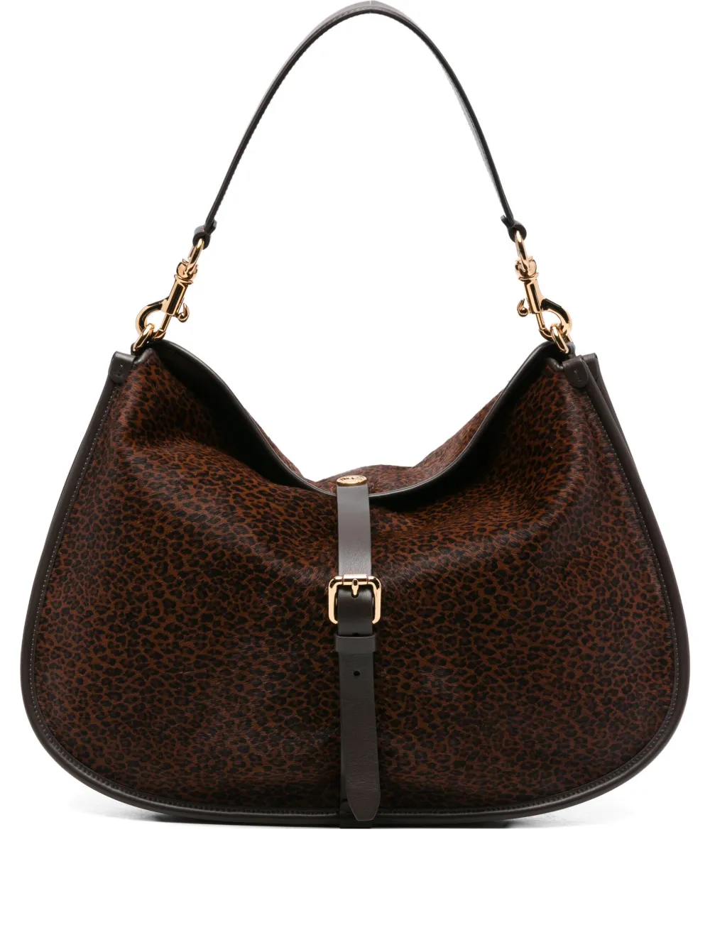 ETRO Medium schoudertas met luipaardprint Bruin