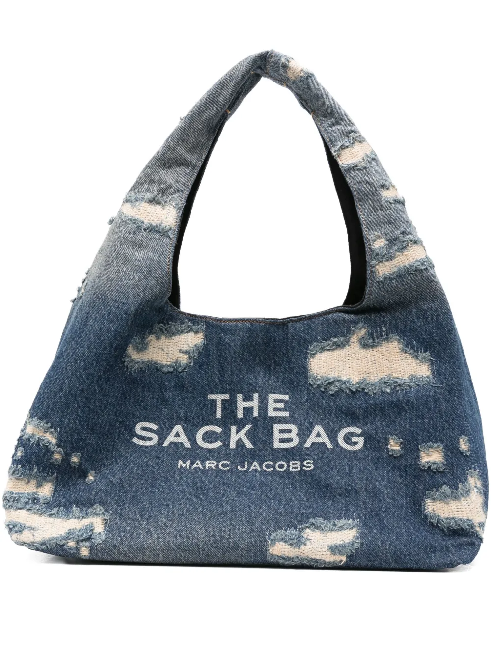 Marc Jacobs Distressed Denim Shoulder Bag