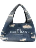 Marc Jacobs distressed denim shoulder bag - Blue