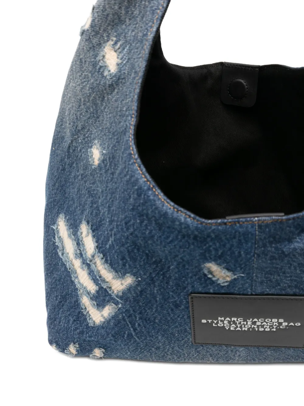 Marc Jacobs Gerafelde schoudertas Blauw
