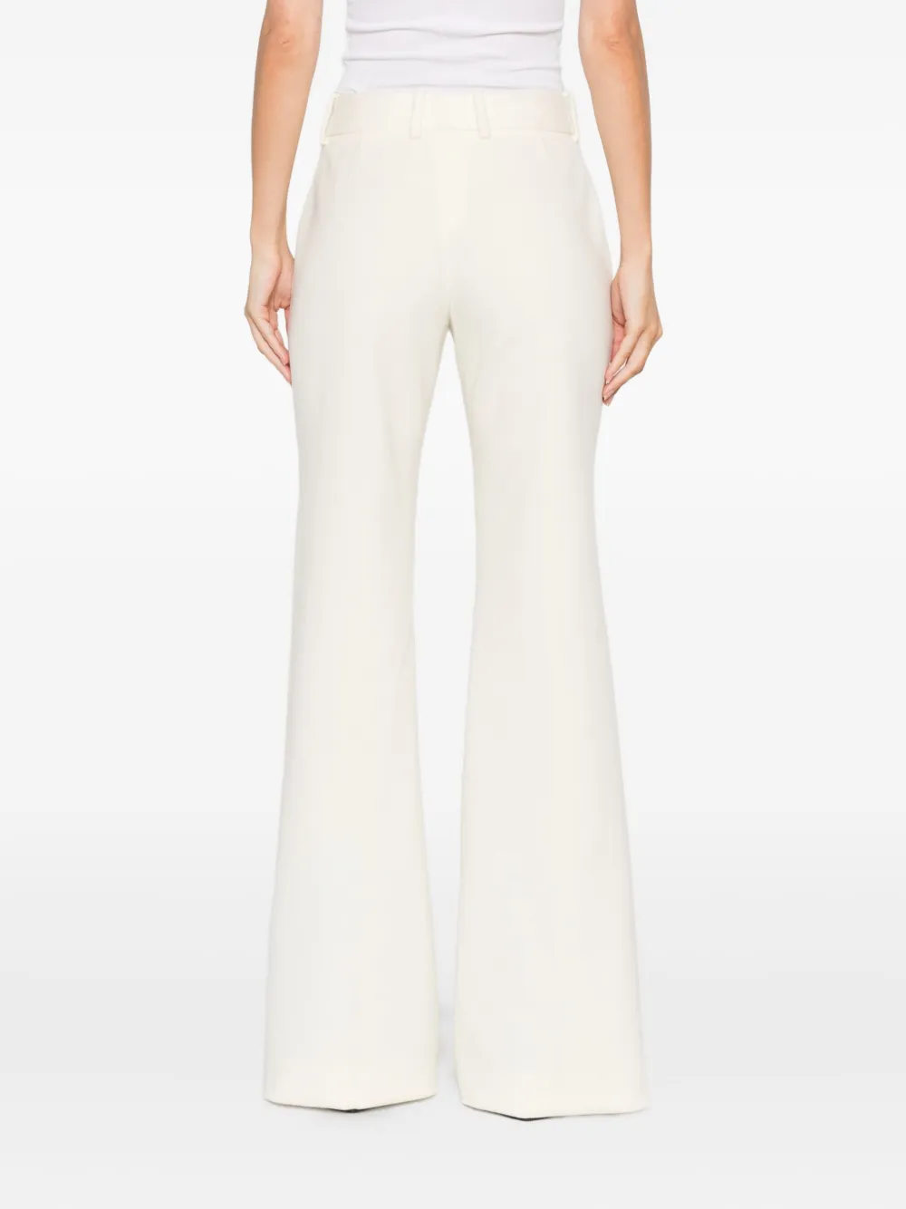 Ermanno Scervino Virgin-wool Trousers In White